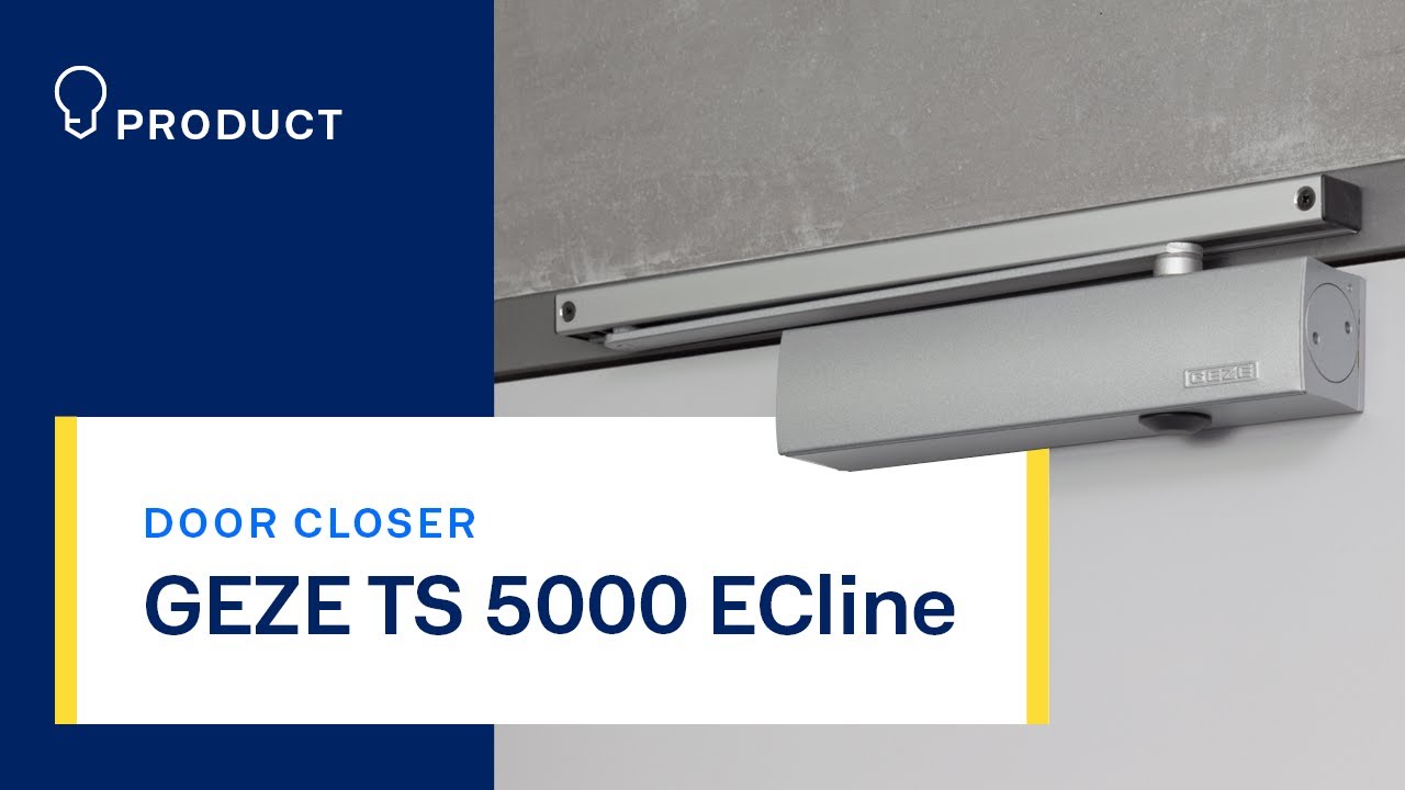 GEZE TS 5000 ECline: overhead door closers with opening assistance GEZE TS 5000 ECline: overhead door closers with opening assistance