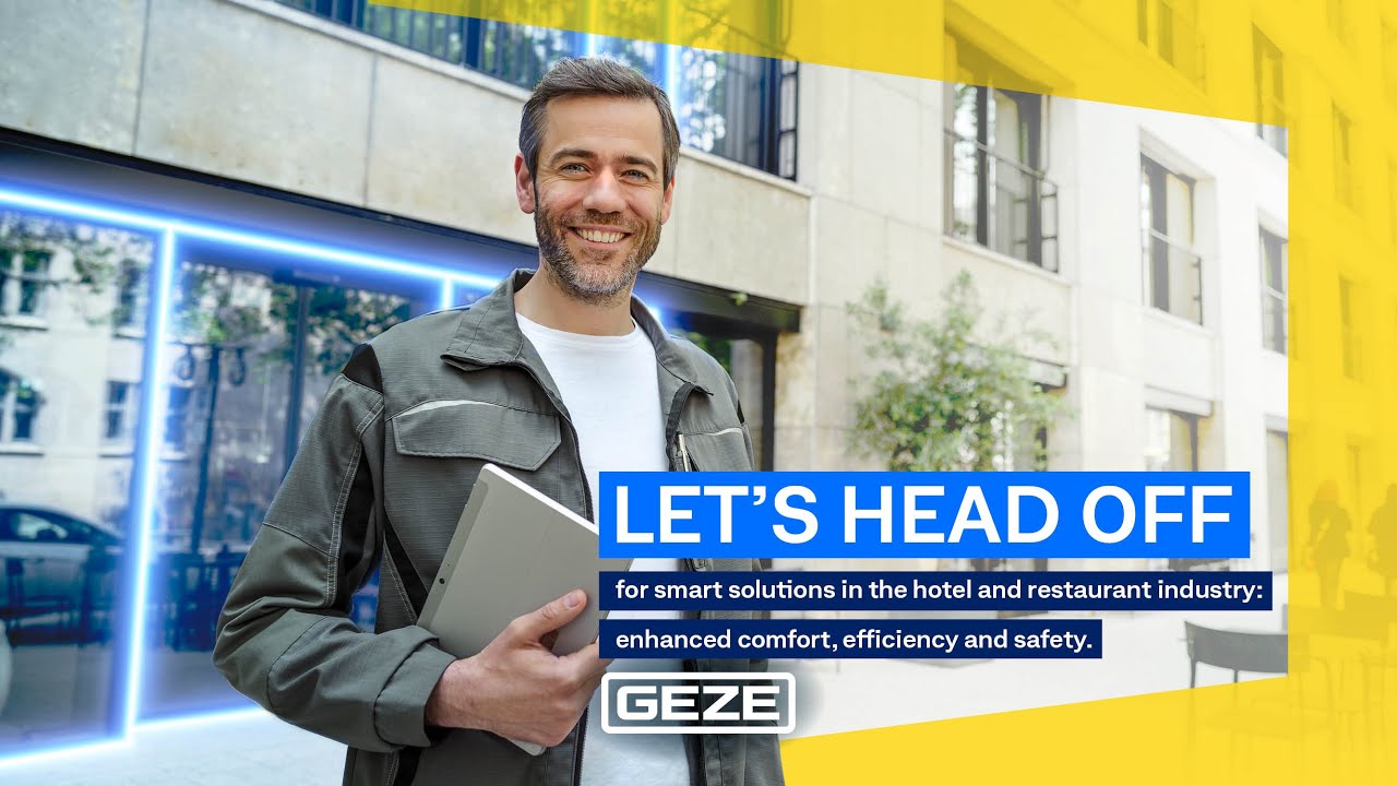 Safety technology for smart hotels and restaurants Coordinated door, window and safety technology ensure an impressive stay in hotels and restaurants and provide a comfortable workplace for employees.
